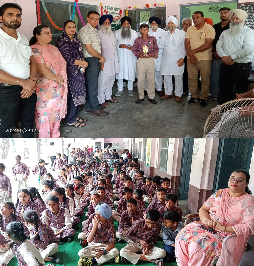 Holding the arm of talented students till they are promoted to higher positions is the main demand of the time: Giani Sarabjit Singh